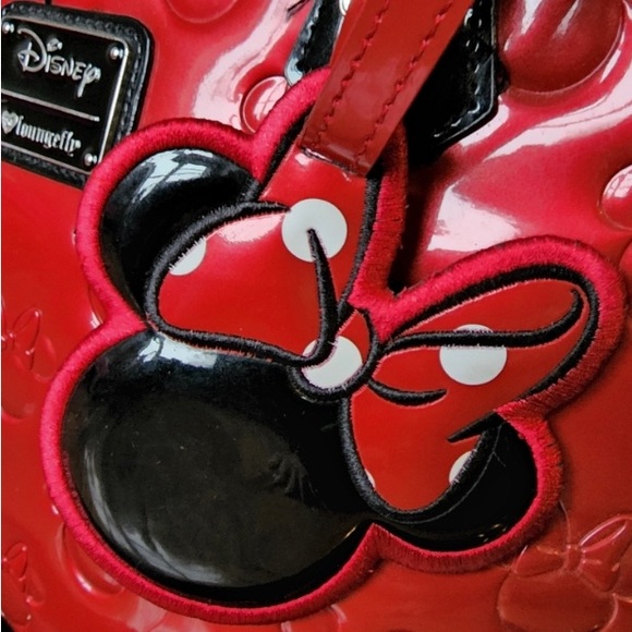 Loungefly Minnie loves Mickey purse. - Picture 7 of 10